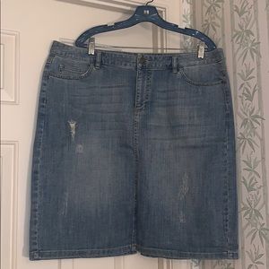 Michael Kors Jean Skirt